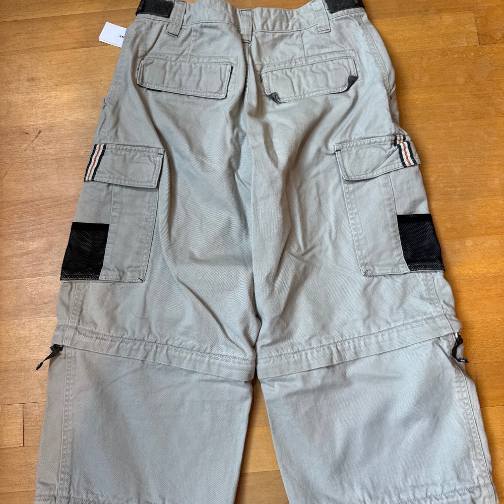 Vintage Y2K One Tough Brand OTB Zip Off Cargo Pants Baggy Skater